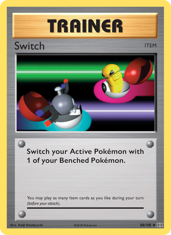 Switch 88/108 - Evolutions Pokemon card