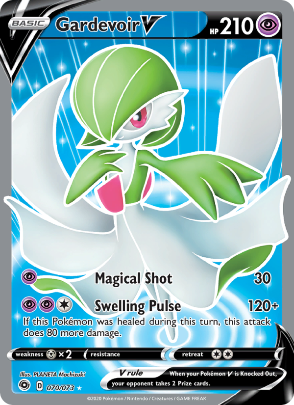 Gardevoir V 70/73 - Champion's Path Pokemon card