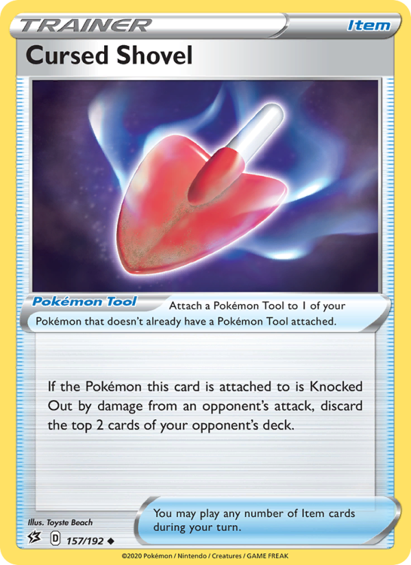 Cursed Shovel 157/192 - Rebel Clash Pokemon card