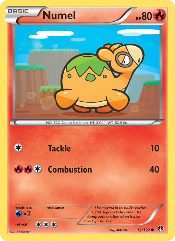 Numel 12/122 - BREAKpoint Pokemon card