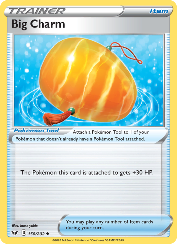 Big Charm 158/202 - Sword & Shield Pokemon card