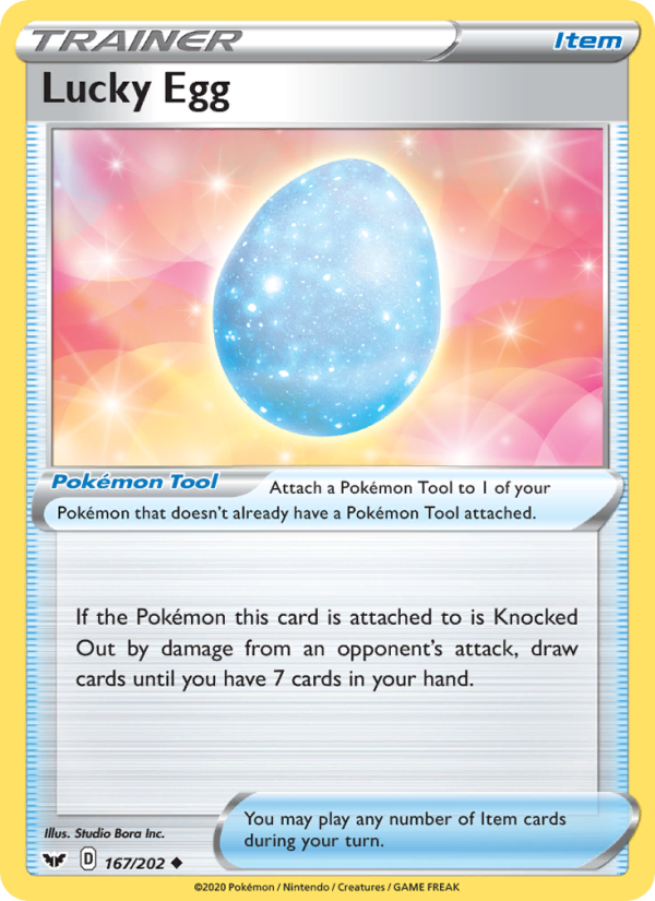 Lucky Egg 167/202 - Sword & Shield Pokemon card