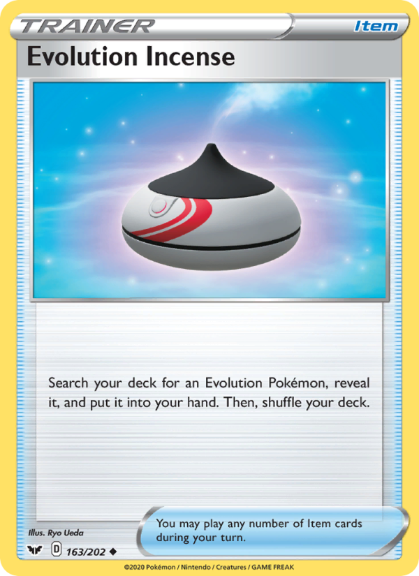 Evolution Incense 163/202 - Sword & Shield Pokemon card