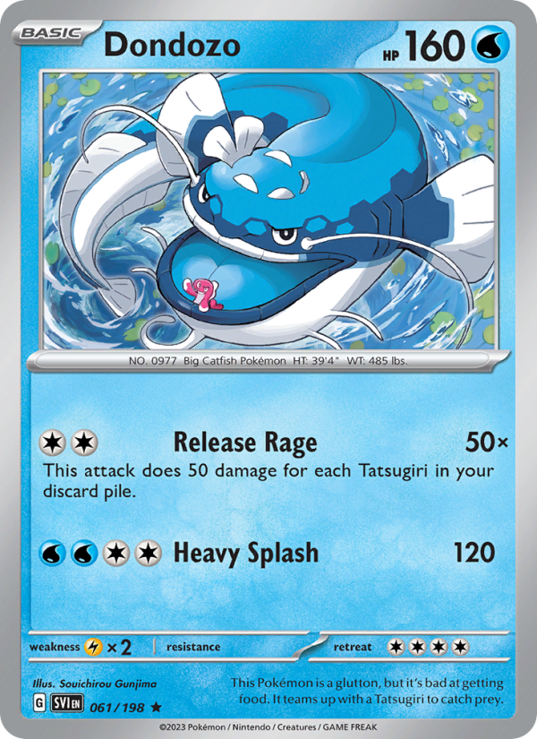 Dondozo 061/198 - Scarlet & Violet Pokemon card