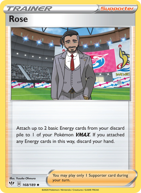 Rose 168/189 - Darkness Ablaze Pokemon card