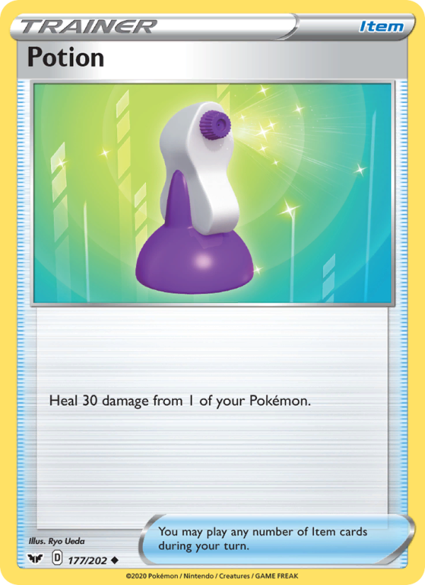Potion 177/202 - Sword & Shield Pokemon card