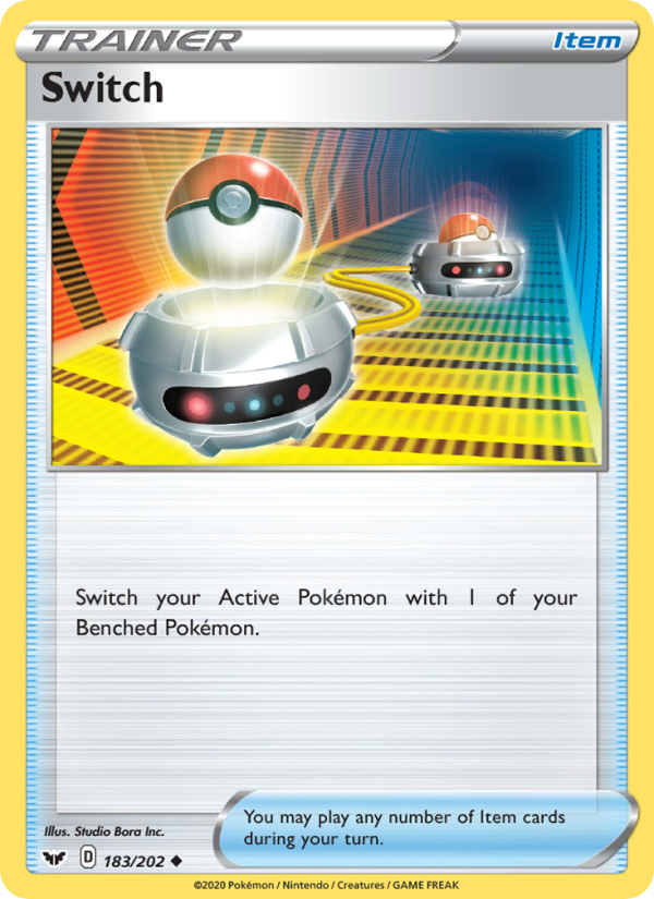 Switch 183/202 - Sword & Shield Pokemon card