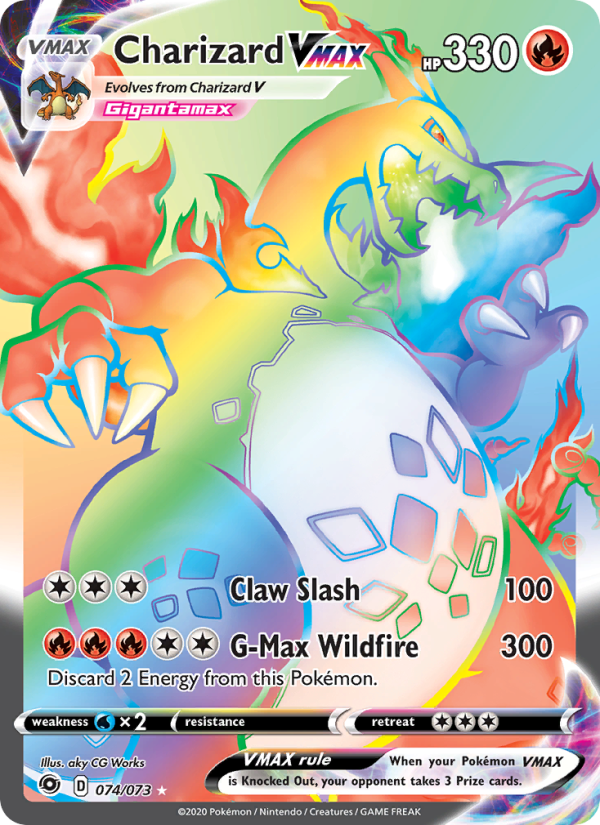 Charizard VMAX 74/73 - Champion's Path Pokemon card