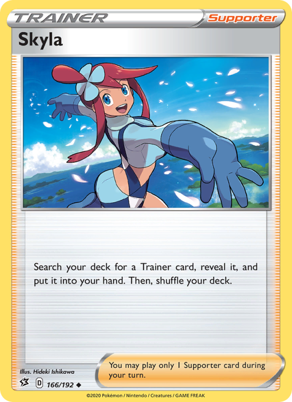 Skyla 166/192 - Rebel Clash Pokemon card
