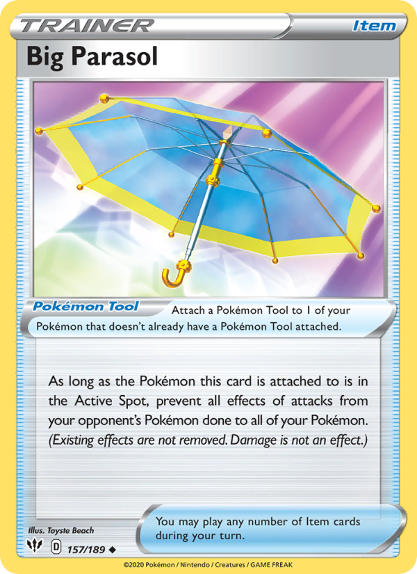 Big Parasol 157/189 - Darkness Ablaze Pokemon card