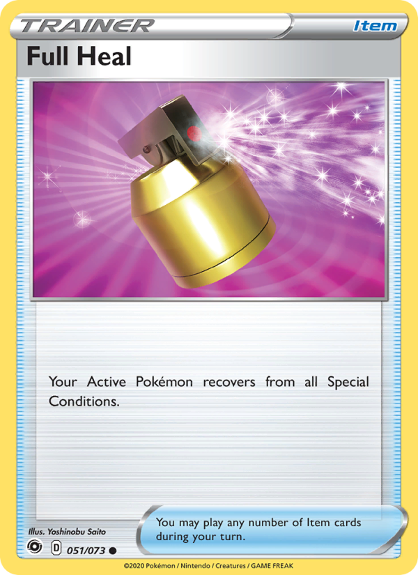Full Heal 51/73 - Champion's Path Pokemon card