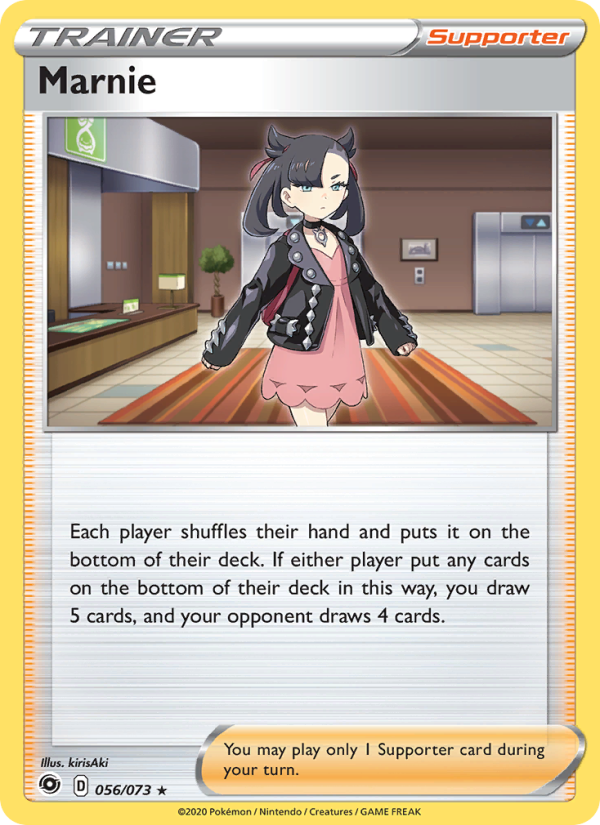 Marnie 56/73 - Champion's Path Pokemon card