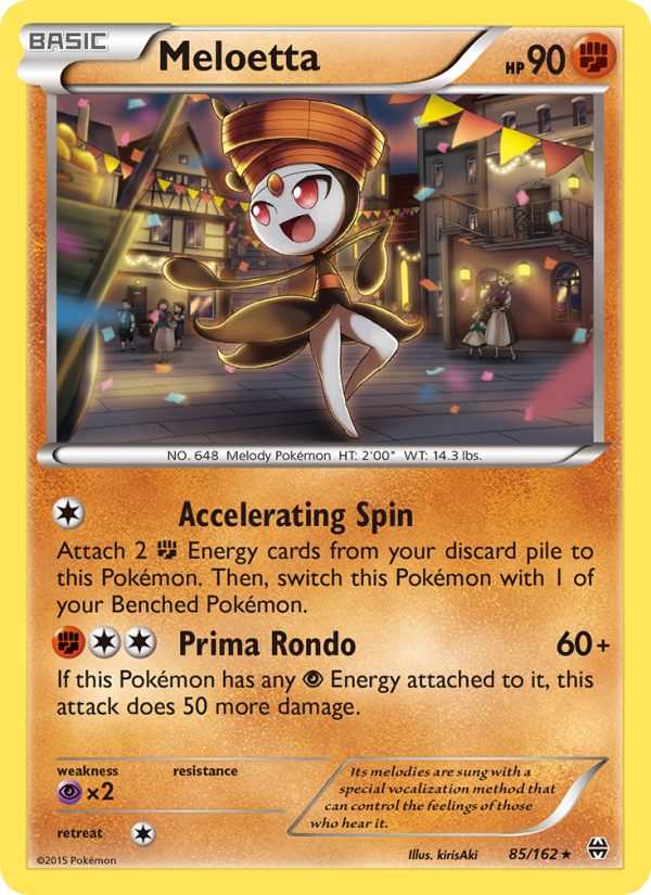 Meloetta 85/162 - BREAKthrough Pokemon card