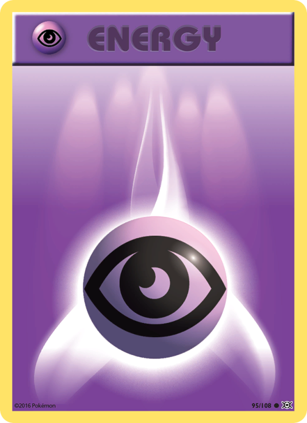 Psychic Energy 95/108 - Evolutions Pokemon card