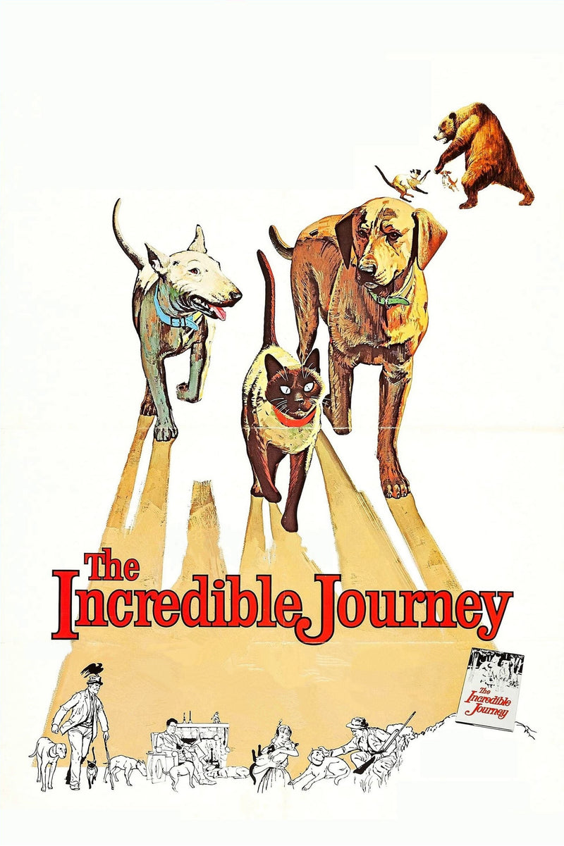 The Incredible Journey VHS cover art